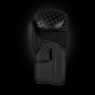 LEATHER BOXING GLOVES MATTE BLACK