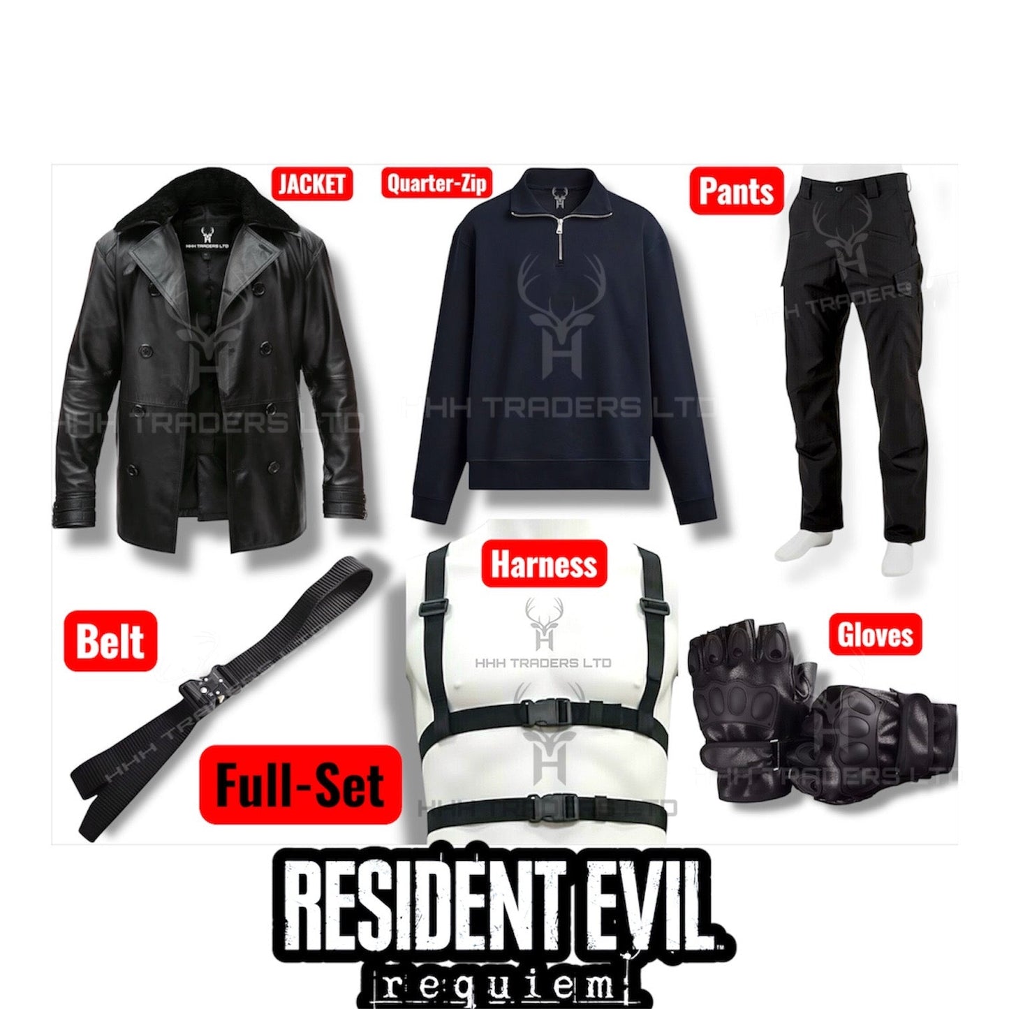 Leon Cosplay Complete Set