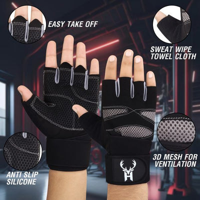 Weight Lifting Gym Gloves