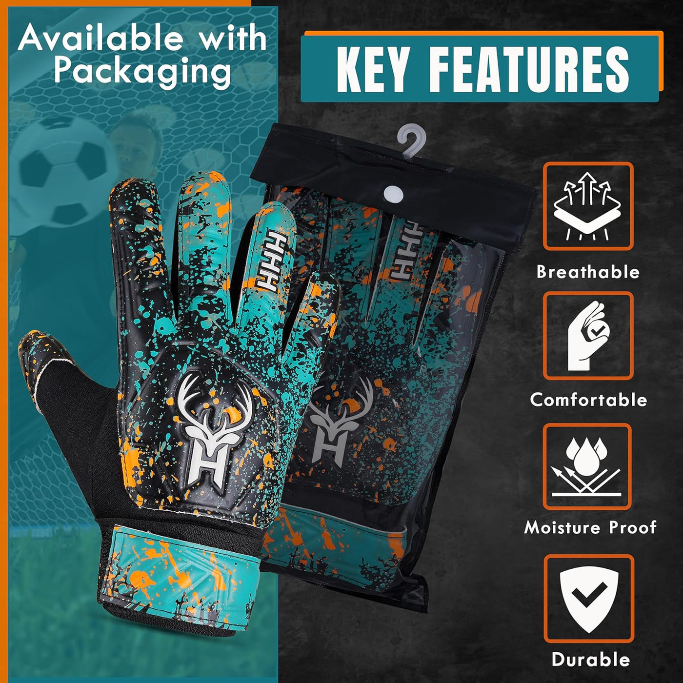 Junior Football Goalkeeper Gloves