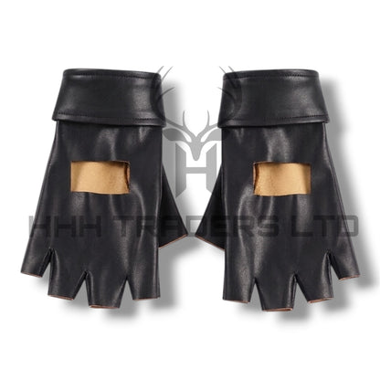 DMC 3 Dante Leather Trench Coat | Devil May Cry 3 Cosplay Costume | Unisex Full Set - Red Trench Coat, Trousers, Dual Gun Holsters & Gloves