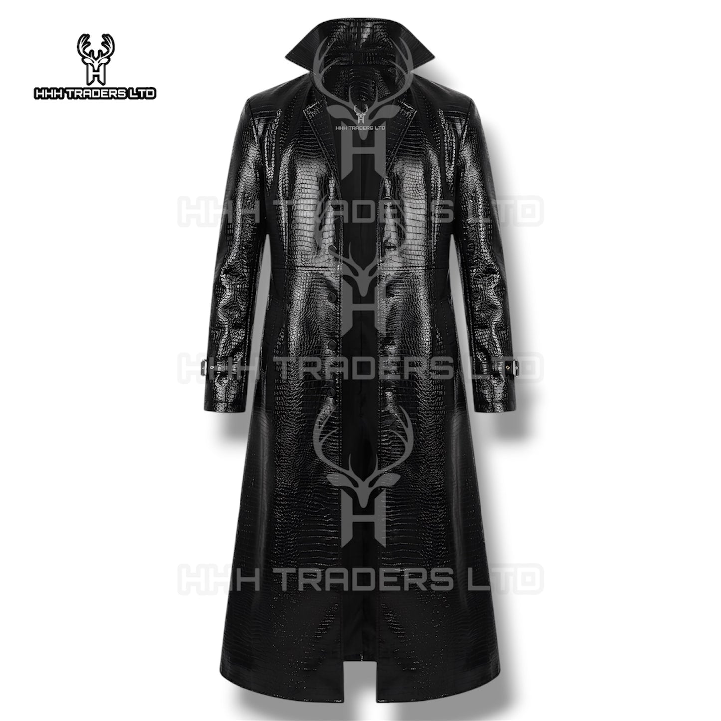 Albert Wesker Cosplay Full Set | Resident Evil 5 Leather Trench Coat & Outfit | Cowhide Leather Costume (Coat, Shirt, Pants, Belt)