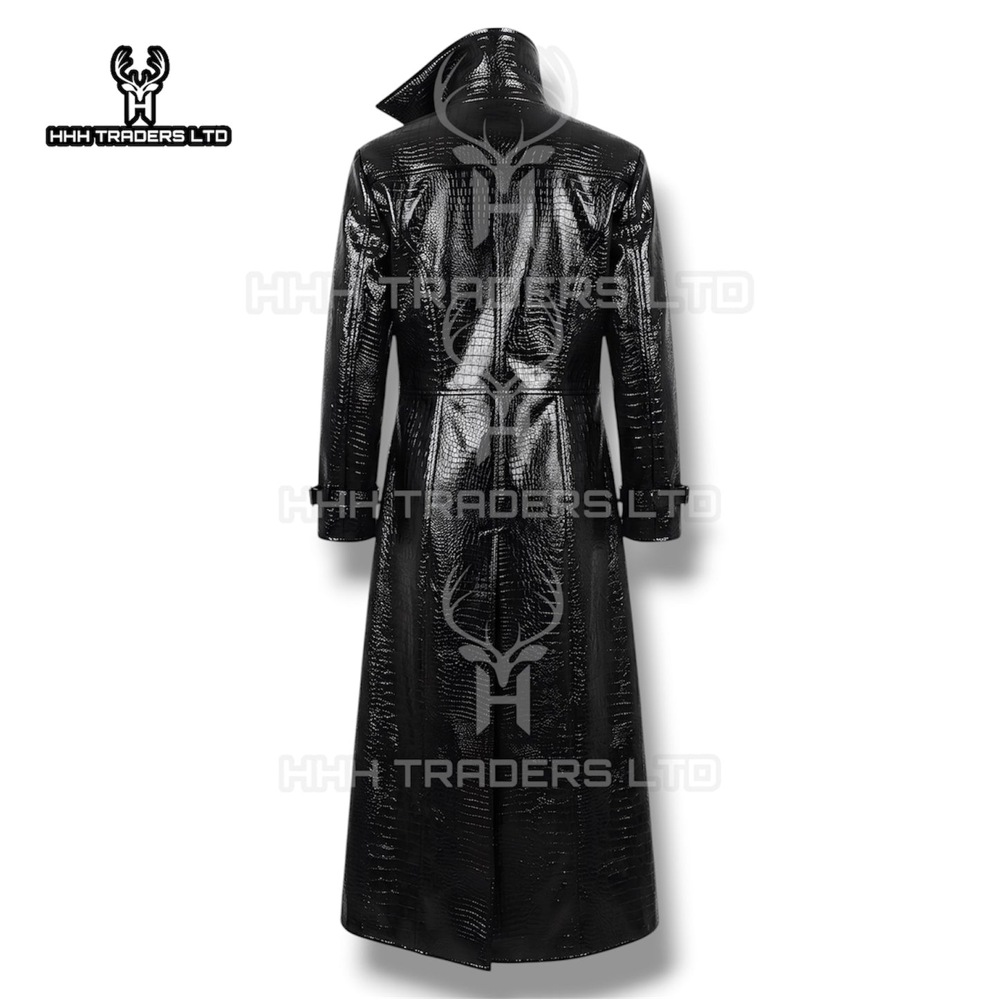 Albert Wesker Cosplay Full Set | Resident Evil 5 Leather Trench Coat & Outfit | Cowhide Leather Costume (Coat, Shirt, Pants, Belt)