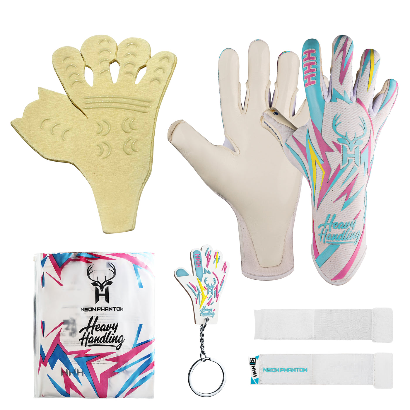 Neon Phantom and Pro Keeping Goalkeeper Gloves