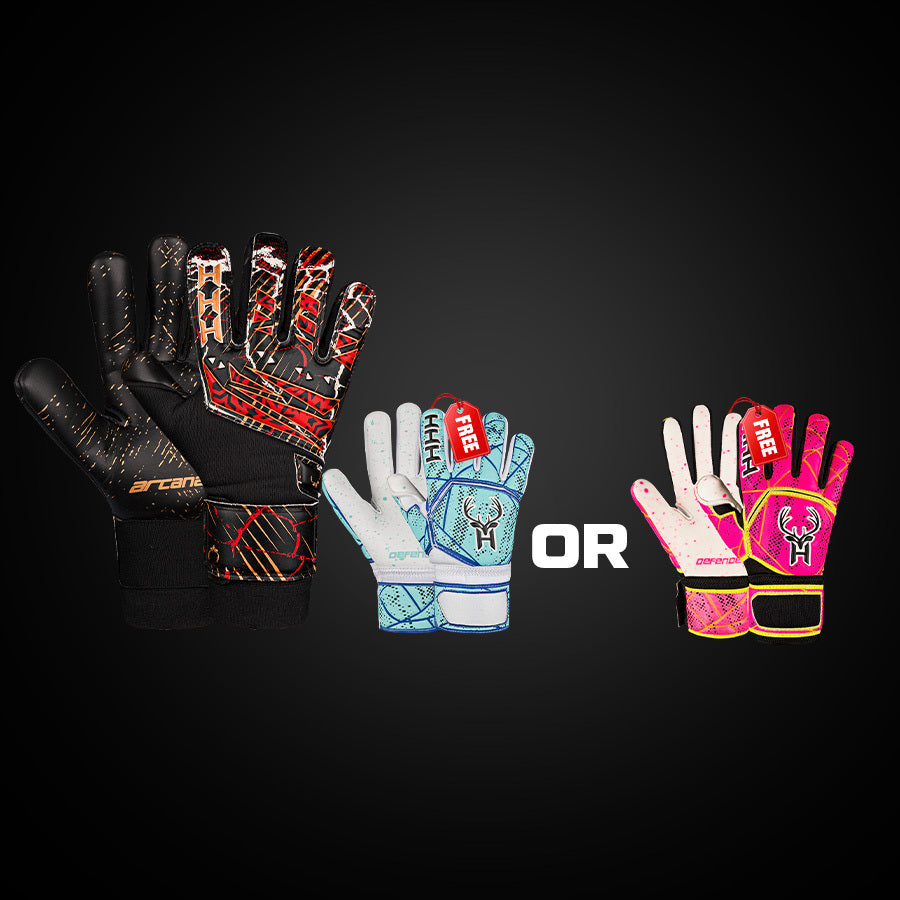 Arcana and Defender Goalkeeper Gloves